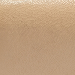 Saint Laurent Beige Leather Monogram Kate Chain Shoulder Bag