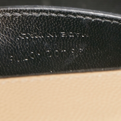 Saint Laurent Beige Leather Monogram Kate Chain Shoulder Bag