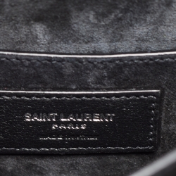 Saint Laurent Silver Mirrored Leather Sunset Shoulder Bag