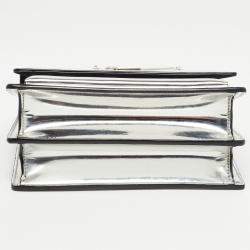 Saint Laurent Silver Mirrored Leather Sunset Shoulder Bag