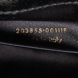 Pre Owned Saint Laurent Black Patent Leather Belle De Jour Flap Clutch