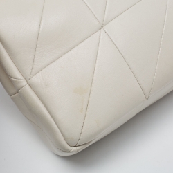 Pre Owned Saint Laurent White Leather Jamie Shoulder Bag