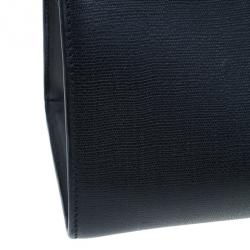 Pre Owned حقيبة سانت لوران جلد أسود وسط كاباس شي