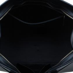 Pre Owned حقيبة سانت لوران جلد أسود وسط كاباس شي