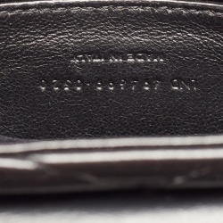 Pre Owned Saint Laurent Black Quilted Leather Small Loulou Shoulder Bag