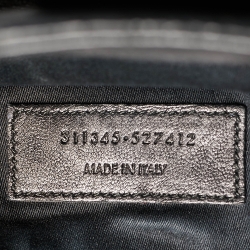 Saint Laurent Black Leather Medium Cabas Y-Ligne Tote