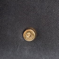 Pre Owned Saint Laurent Black Leather Medium Kate Shoulder Bag