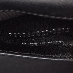 Pre Owned Saint Laurent Black Leather Medium Kate Shoulder Bag