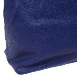 مملوكة مسبقًا Saint Laurent Paris Purple Leather Convertible Shopper Tote