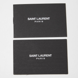 Saint Laurent Dark Blue Leather Small Classic Sac De Jour Tote
