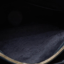 Saint Laurent Dark Blue Leather Small Classic Sac De Jour Tote