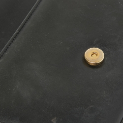 Pre Owned Saint Laurent Black Leather Small Kate Tassel Crossbody Bag