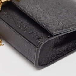 Saint Laurent Black Leather New Medium Kate Tassel Shoulder Bag