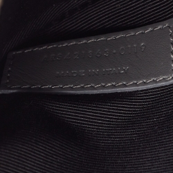 Pre Owned Saint Laurent Grey Croc Embossed Leather Baby Classic Sac De Jour Tote