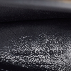 Pre Owned Saint Laurent Black Leather Small Manhattan Shoulder Bag