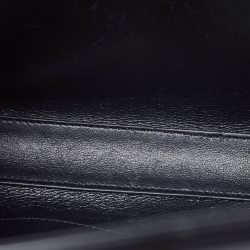 Pre Owned Saint Laurent Black Leather Small Manhattan Shoulder Bag