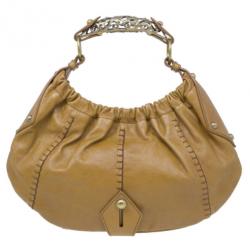 مملوكة مسبقًا حقيبة يد هوبو سان لوران باريس جلد بيج