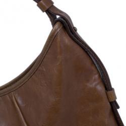 مملوكة مسبقًا حقيبة يد هوبو سان لوران باريس مومباسا بني صغيرة