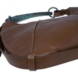 مملوكة مسبقًا حقيبة يد هوبو سان لوران باريس مومباسا بني صغيرة