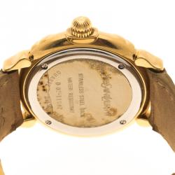 Saint Laurent Paris White Gold Tone Women's Wristwatch 32 mm