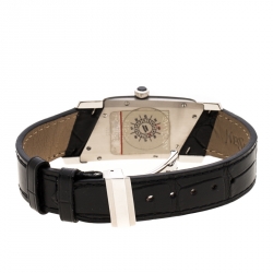 Pre Owned Yves Saint Laurent Paris Black Stainless Steel Rive Gauche Women's Wristwatch 24 mm