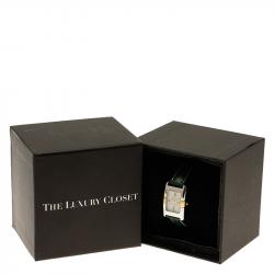 Pre Owned Saint Laurent Paris White Stainless Steel Classic Women's Wristwatch 21MM