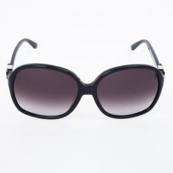 مملوكة مسبقًا Salvatore Ferragamo Black 646S Oversized Womens Sunglasses