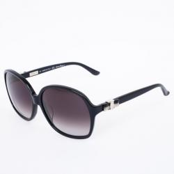 مملوكة مسبقًا Salvatore Ferragamo Black 646S Oversized Womens Sunglasses