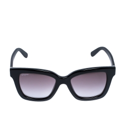 Pre Owned Salvatore Ferragamo Black/Multicolor SF858S Gradient Printed Sunglasses