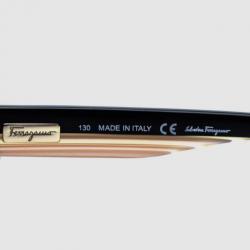 مملوكة مسبقًا Salvatore Ferragamo Black SF659S Womens Sunglasses
