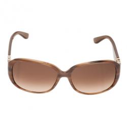 مملوكة مسبقًا نظارة سالفاتوري فيراغامو SF609S بني مربعة 