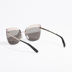 Pre Owned نظارة شمسية سالفاتوري فيراغامو فراشة فضي