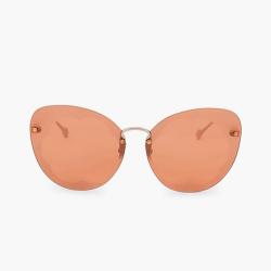 Pre Owned Salvatore Ferragamo Orange Fiore Sunglasses