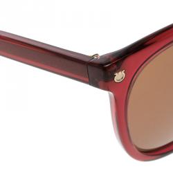 Salvatore Ferragamo Burgundy SF 816S Wayfarer Sunglasses