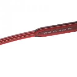 Salvatore Ferragamo Burgundy SF 816S Wayfarer Sunglasses