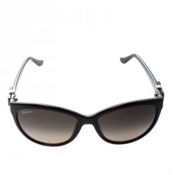 Salvatore Ferragamo Brown SF760S Cat Eye Sunglasses