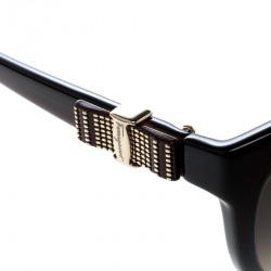 Salvatore Ferragamo Brown SF760S Cat Eye Sunglasses