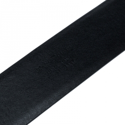 Pre Owned Salvatore Ferragamo Black Leather Ceylon Belt Size 85cm