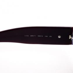 Pre Owned Salvatore Ferragamo Grey 1172 Square Woman Sunglasses