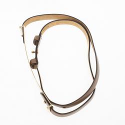 مملوكة مسبقًا Salvatore Ferragamo Brown Leather Belt 95 CM