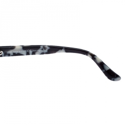 Pre Owned Salvatore Ferragamo Off White/Black SF675S Cat Eye Sunglasses