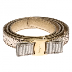 مملوكة مسبقًا حزام سالفاتوري فيراغامو فيونكة فارا غليتر ذهبي