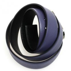 Pre Owned Salvatore Ferragamo Purple Womens Leather Belt 84 CM