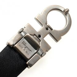 Pre Owned Salvatore Ferragamo Purple Womens Leather Belt 84 CM