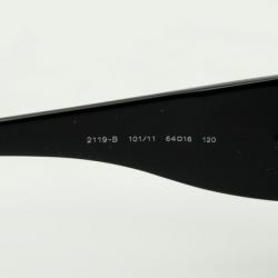 Pre Owned Salvatore Ferragamo Black Sunglasses With Crystals