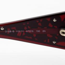 Pre Owned Salvatore Ferragamo 2168-B Burgundy Sunglasses