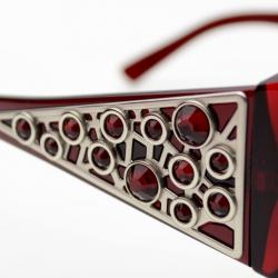 Pre Owned Salvatore Ferragamo 2168-B Burgundy Sunglasses