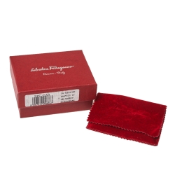 مملوكة مسبقًا Salvatore Ferragamo Crystal Heart Drop Earrings