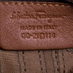 مملوكة مسبقًا حقيبة سالفاتوري فيراغامو جلد بني