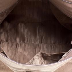 Pre Owned Salvatore Ferragamo Beige Leather Medium Sofia Satchel